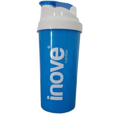 Imagem de Coqueteleira - 600ml Azul e Branco - Inove Nutrition
