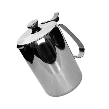 Imagem de Bule Em Aço Inox Com Alça E Tampa Leiteira De Mesa 750ml - Clink, CK40