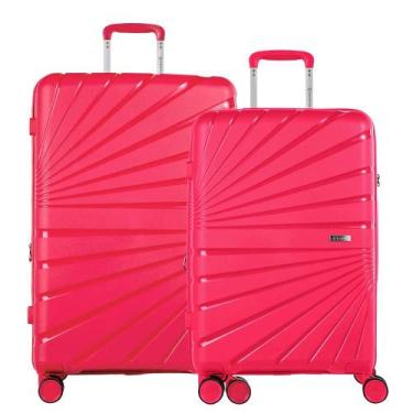 Imagem de Kit 2 Malas de Viagem Média e Grande SUPREME 20 - PINK