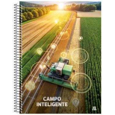 Imagem de Caderno Espiral Grande Capa Dura Universitário com Adesivo 1 Matéria 8