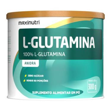 Imagem de Aminoácido L-Glutamina Pó 300g 100% Pura Maxinutri