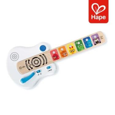 Imagem de Guitarra Infantil Brinquedo Musical Educativo de Madeira com Magic Tou