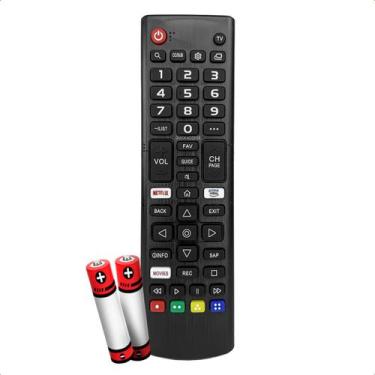 Imagem de Controle Remoto Compatível TV Smart LED UHD OLED Preto Netflix - Links