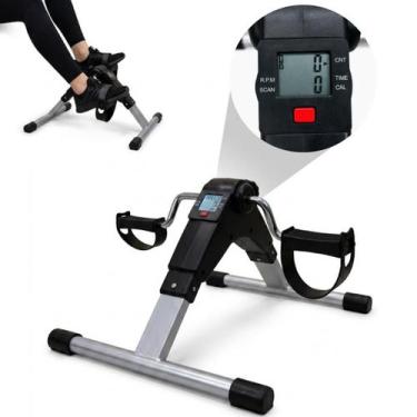 Imagem de Mini Bicicleta Fisioterapia Pedal Exercitador Braços e Pernas Portátil