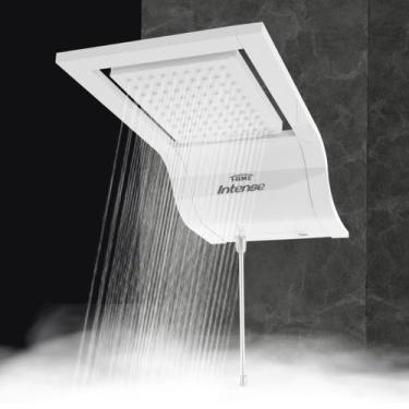Imagem de Fame Ducha Eletrônica Intense Fame Black Chuveiro 7800w Preto Cromado 