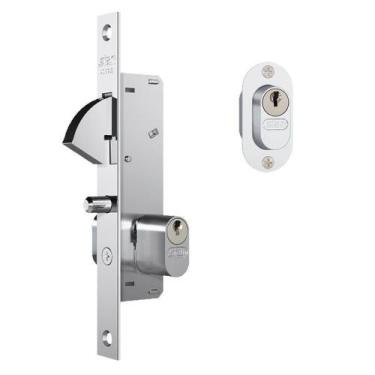 Imagem de Fechadura Bico de Papagaio para Porta de Correr 901 Espelho 18mm Inox 
