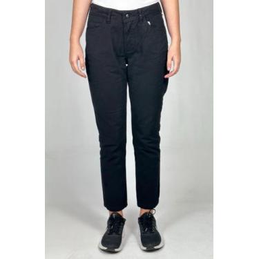 Imagem de Calça mom lila preto 100% algodão 23005-1 - BLUFERA JEANS, 36
