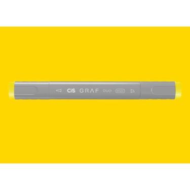 Imagem de Marcador Cis Graf Duo Brush - avulso, 35 - Lemon Yellow