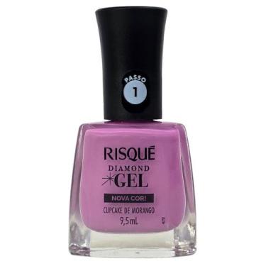 Imagem de Esmalte Cupcake de Morango Diamond Gel Risque 9,5ml - Risqué