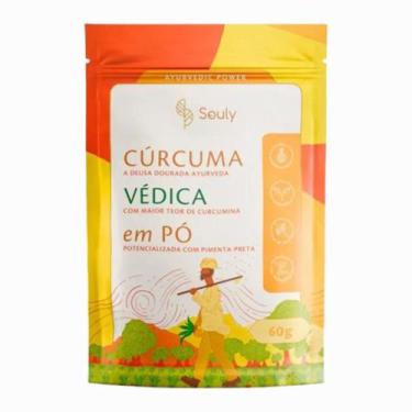 Imagem de Cúrcuma Védica Pó Souly 60g Sem Glúten Vegano S/ Transgênico