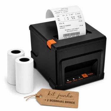 Imagem de Impressora Térmica 80mm USB LAN Não Fiscal Delivery Restaurante Guilho