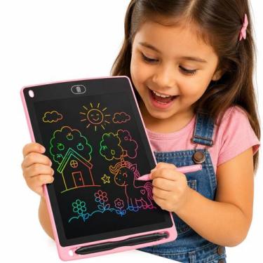 Imagem de Kit 3 Lousa Mágica Infantil LCD 8,5 Quadro Mágico Tablet Escrita Digit