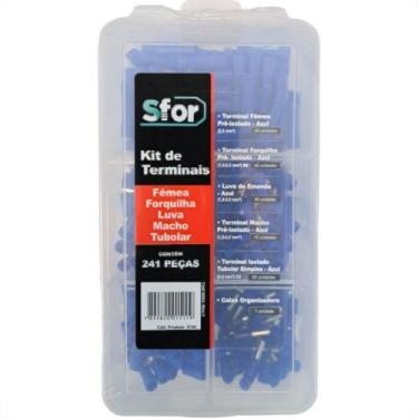 Imagem de Terminal Kit Sforplast - Femea/Forquilha/Luva /Macho/Tubolar Pre Isola