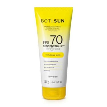 Imagem de Protetor Solar Corporal Gel Creme FPS 70 BOTI.SUN 200g - Cuidados para