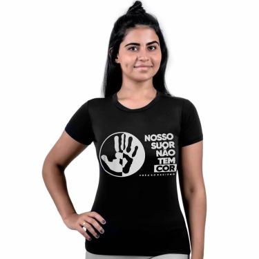 Imagem de Camiseta Esporte Legal Não Ao Racismo Feminina-Feminino