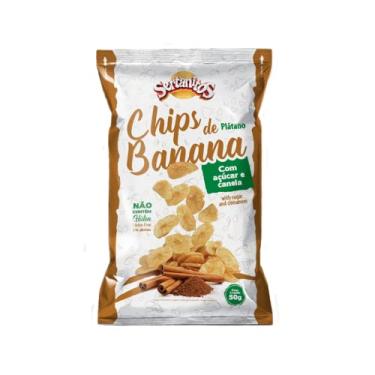 Imagem de Chips Sertanitos Banana com Açúcar e Canela 50g