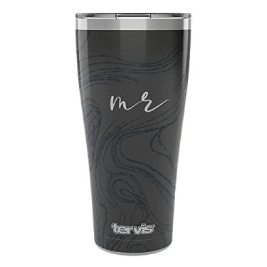Imagem de Tervis Copo térmico de parede tripla para noivos e noivos, 850 g, Mr