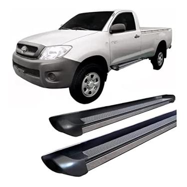 Imagem de Estribo lateral Hilux 2005 a 2015 personalizado Preto Br C/S