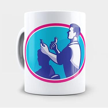 Imagem de Caneca Cabeleireiro Barbearia Profissional Barber Shop 11