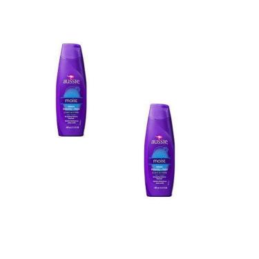 Imagem de Kit Com 2 Shampoo Aussie Moist 400Ml