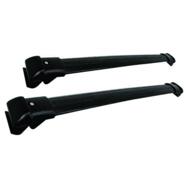 Imagem de Rack Teto Travessa Aluminio Preto 1 metro Universal o Par