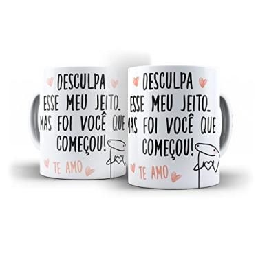 Imagem de Caneca Flork Desculpa Meu Jeito Mas Voc? quem Come?ou