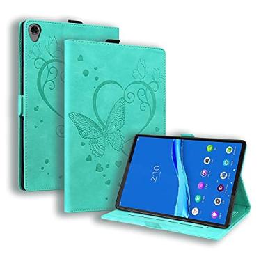 Imagem de YUNCHAO Caixa de telefone Para Lenovo Tab M8 / M8 TB-8505F Love Butterfly Padrivefly Caso de couro horizontal com suporte capa para celular