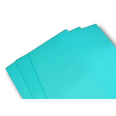 Imagem de Kit 6 Colchonetes Eva Ginástica Yoga 100x50x1cm Verde Água