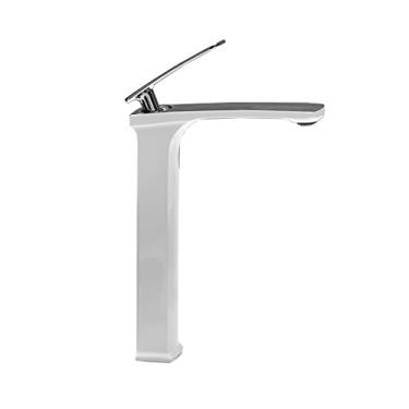 Imagem de LIDON Torneira de banheiro torneira de pia preta banheiro 1 furo torneira da pia do banheiro preto fosco único furo torneira do banheiro torneira do lavatório preta torneira da bacia preta para banheiro, preto A (cor: branco b)