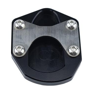 Imagem de ＫＬＫＣＭＳ Almofada de extensão de suporte lateral de pé para motocicleta CNC de alumínio Suporte de suporte para