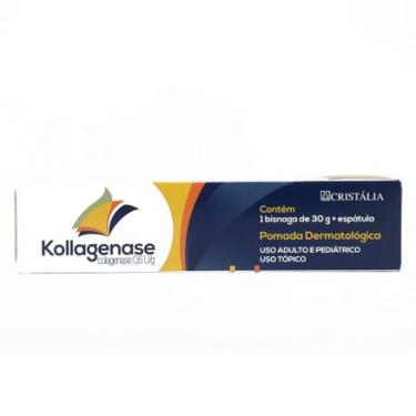 Imagem de Kollagenase sem Clorânfenicol Pomada 30g CRISTÁLIA