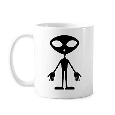 Imagem de Universo e alienígena Alien Art Deco Caneca moderna de cerâmica café xícara de porcelana louça