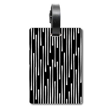 Imagem de Drip Line Art Grain Ilustration Pattern Bagagem Etiqueta Bagagem Cartão Scutcheon Etiqueta