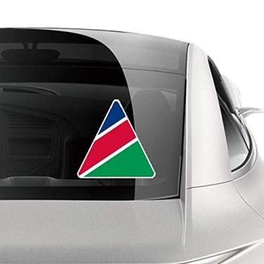 Imagem de DIYthinker Adesivo de carro com a bandeira nacional da Namíbia, da África
