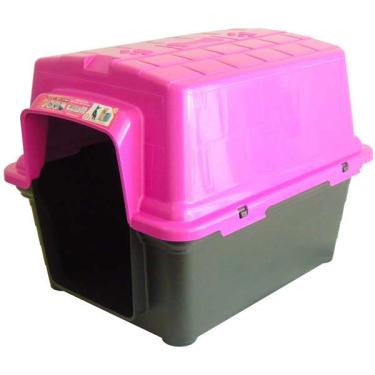 Imagem de Casa Furacão Pet de Plástico Rosa - Nº 06