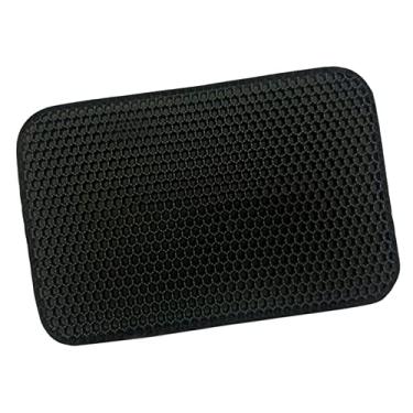 Imagem de Generic Tapetes de areia para gatos Tapete de armadilha de chão portátil antiderrapante leve resistente ao desgaste Camada dupla tapete de armadilha de caixa, 30cmx45cm