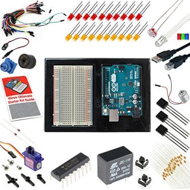 Imagem de Vilros Kit de iniciante Arduino Uno 3 Ultimate inclui 12 circuitos guia de aprendizagem