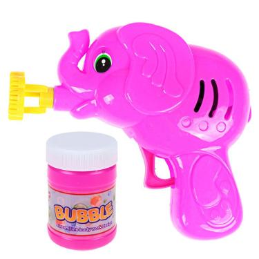 Imagem de Brinquedo Lança Bolha De Sabão Elefante A Fricção Com Refil