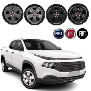 Imagem de Jogo calota Fiat Toro 2017 2018 2019 2020 Aro 16
