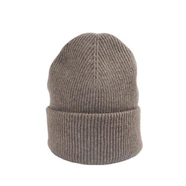 Imagem de RAENZHEN-10 Gorro de inverno 100% lã, gorro de inverno, unissex, quente, macio, respirável e aconchegante, Col4, M