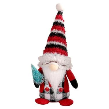 Imagem de Gnomos de pelúcia decorações de elfo feitos à mão inverno Tomte gnomo sueco para decoração de mesa de casa de fazenda de Natal Gnomos de Natal