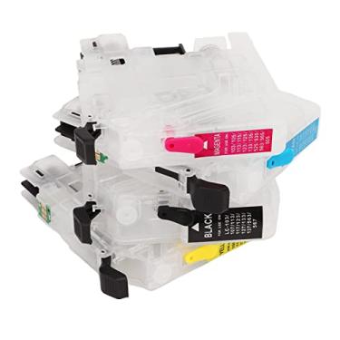 Imagem de Cartuchos de tinta, pacote combinado de cartuchos de tinta de 4 cores para substituição de cartucho de tinta para impressora jato de tinta, tinta para impressora jato de tinta (LC110