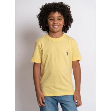 Imagem de Camiseta Aleatory Infantil Básica New Amarela