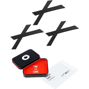 Imagem de OWORK 3 pares de meias de silicone ultra macias para óculos de sol Oakley Jawbone/Minute 2.0/jaqueta de corrida/jaqueta dividida 009099/jaqueta reta 2007/jaqueta de vento, kit de substituição de manga