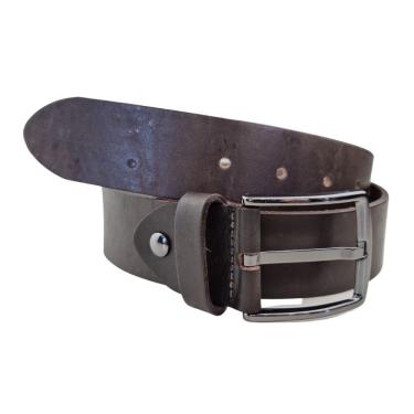 Imagem de Cinto Social Masculino Soleta de Couro Fivela Rústica Ajustável Parafuso Plus Size 130 ao 150 JBC