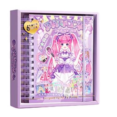 Imagem de Joucien Ledger criativo DIY feito à mão, desenho animado fofo colorido Ledger-Nini College