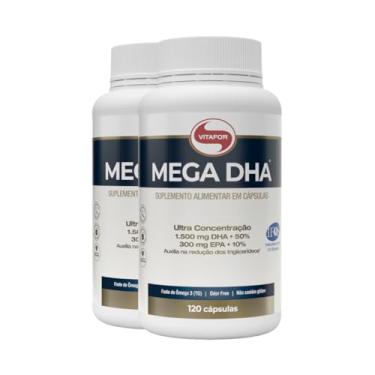 Imagem de Mega DHA 1500mg Dha + 300mg Epa - 2 unidades de 120 cápsulas - Vitafor