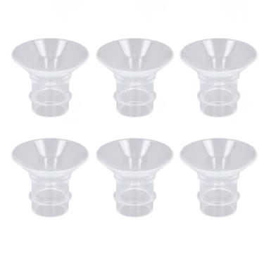 Imagem de Inserções de Flange de Silicone de 6 Peças, Acessórios de Bomba Tira Leite Portátil de Higiene para Bomba Tira Leite Portátil, Compatíveis Com Protetores de 24 Mm, Substituição