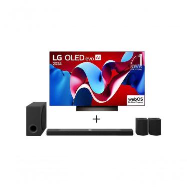 Imagem de Combo TV LG oled 77 4K 2024 + Soundbar Home Theater S95TR