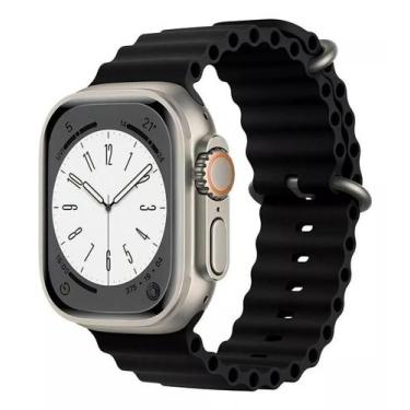Imagem de Pulseira Oceano Para SmartWatch Ultra 49mm 45mm 44mm 42mm -Tamanho 21 